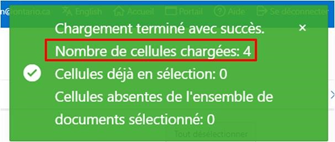 Création et chargement de sélections enregistrées